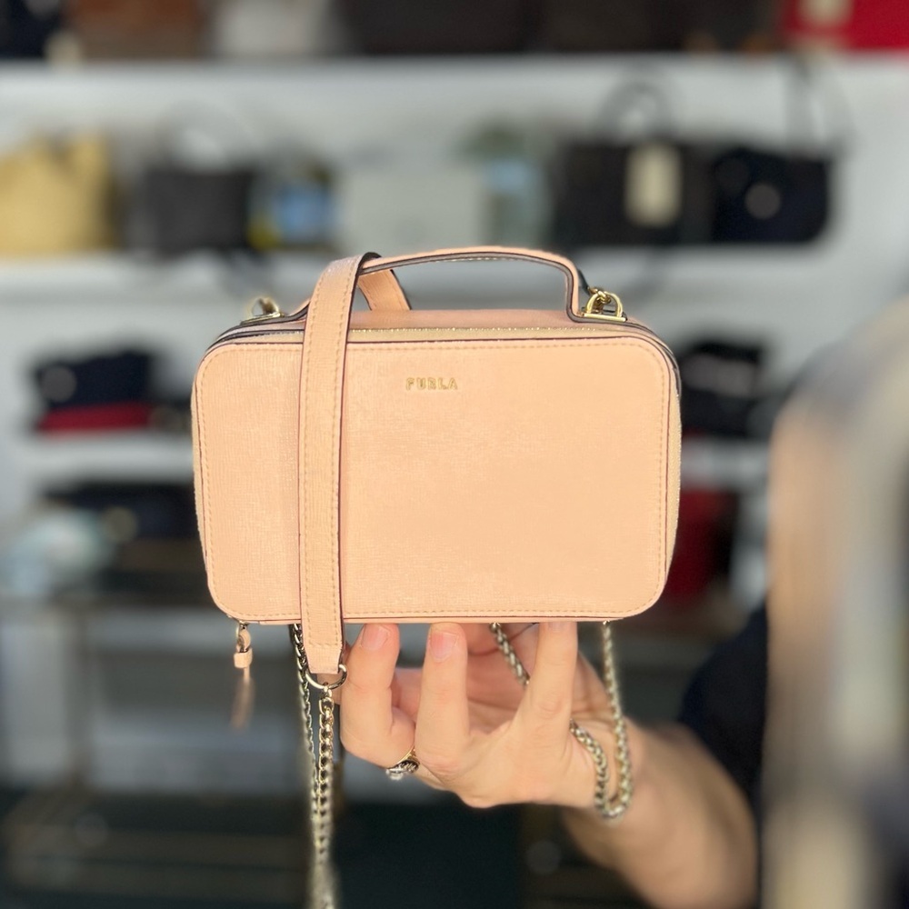 FURLA PINK 2 WAY BAG